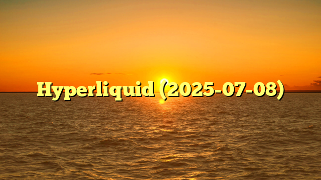 Hyperliquid (2025-07-08)